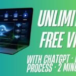 Unlimited free videos with ChatGPT using an AI video creation workflow