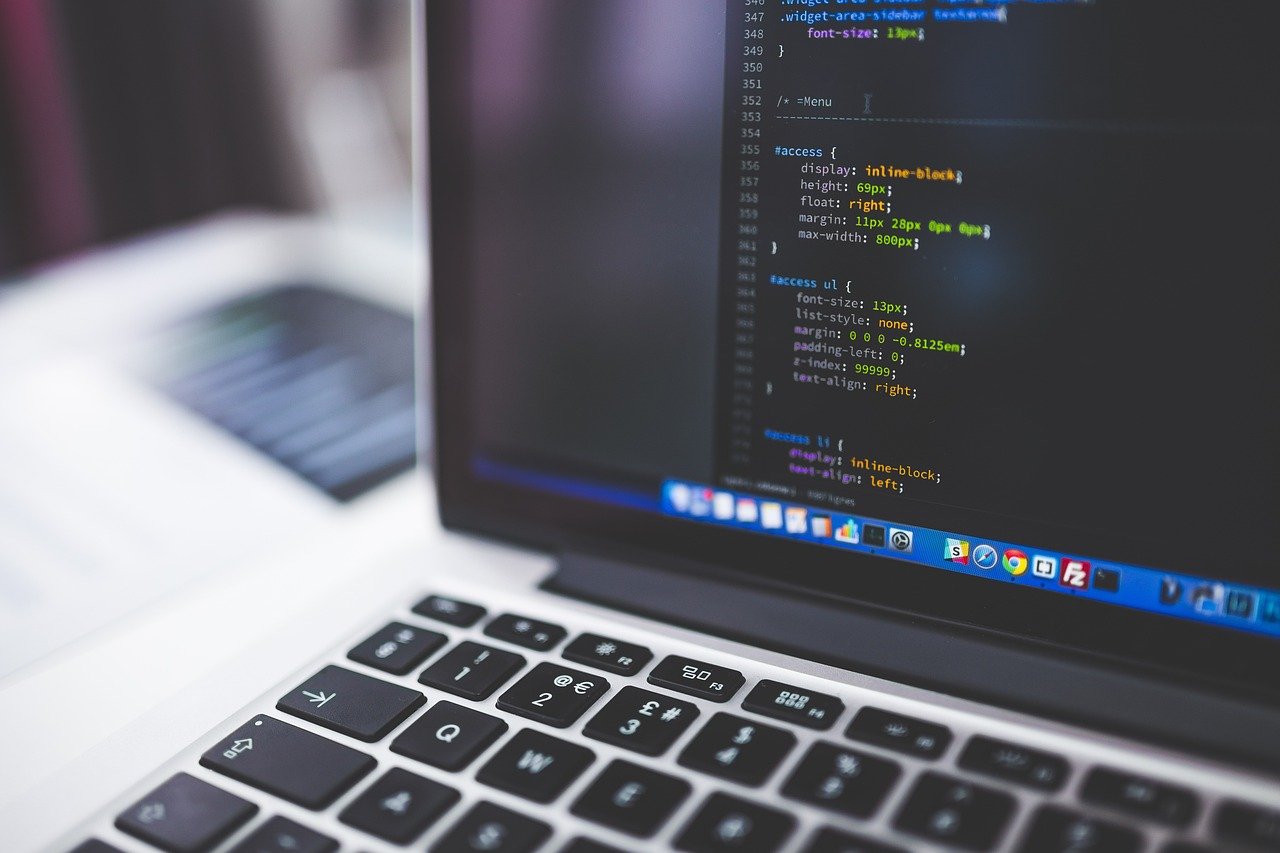 Laptop screen showing coding - Technical Lead Full Stack AI job at Sapphire Consulting Services